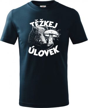 Těžkej úlovek, bílý tisk