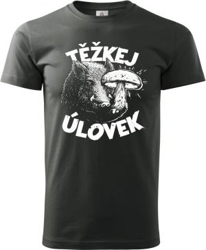Těžkej úlovek, bílý tisk
