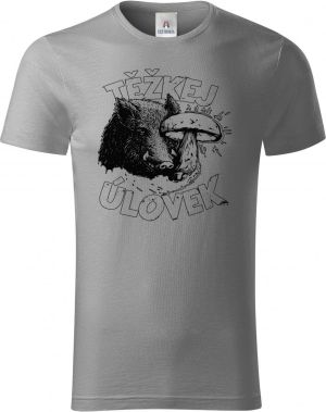 Těžkej úlovek, černý tisk