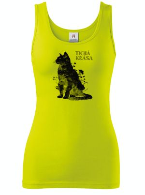 Tichá krása, kočka, černý potisk