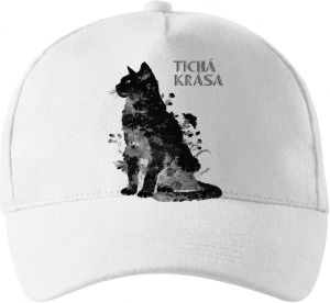 Tichá krása, kočka, černý potisk