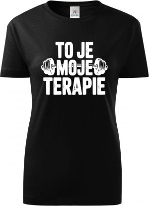 To je moje terapie, bílý tisk