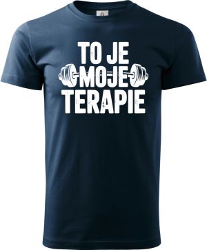 To je moje terapie, bílý tisk