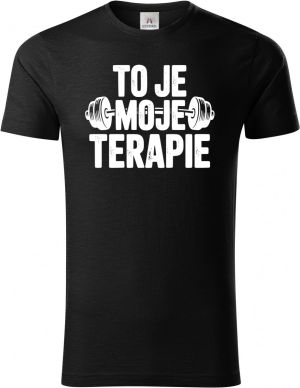 To je moje terapie, bílý tisk
