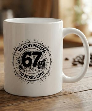 To nevypočítáš, six seven, černý tisk