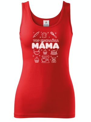 Top kuchařka máma, bílý potisk