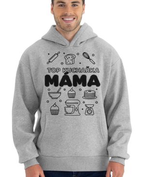 Top kuchařka máma, černý potisk