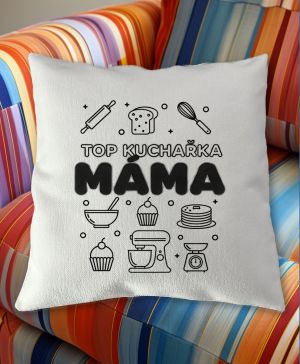 Top kuchařka máma, černý potisk
