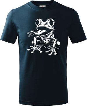 Toxická žába, bílý potisk