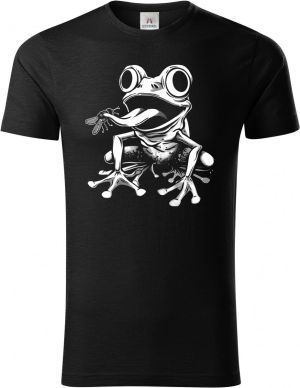 Toxická žába, bílý potisk
