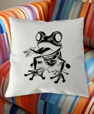 Toxická žába, černý potisk
