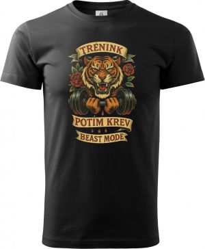 Trenink, potím krev, beast mode