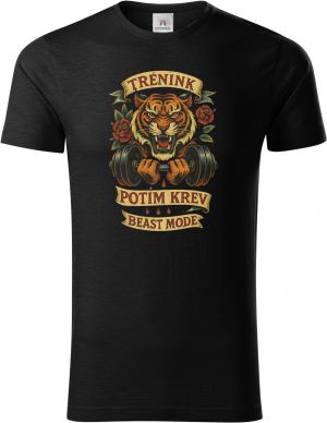 Trenink, potím krev, beast mode