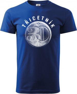 Třicetník, ideální dárek k narozeninám, bílý potisk