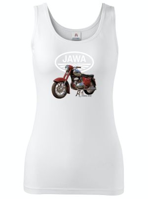 Jawa 350 - bílé logo - Kývačka