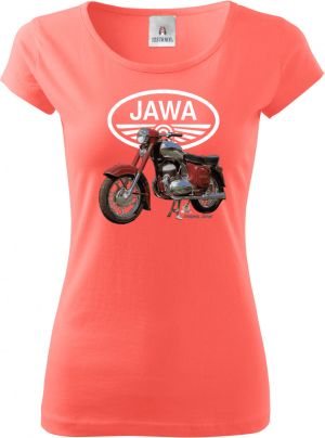 Jawa 350 - bílé logo - Kývačka