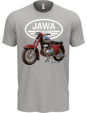 Jawa 350 - bílé logo - Kývačka