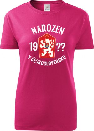 Narozen v Československu - doplňte ročník, bílý text