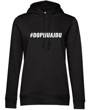 Dopiju a jdu #dopijuajdu - bílý text