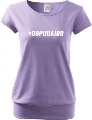 Dopiju a jdu #dopijuajdu - bílý text