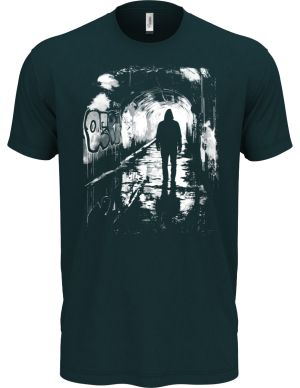 Tunel do temné noci, bílý tisk