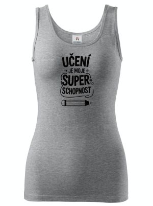 Učení je moje super schopnost, černý potisk