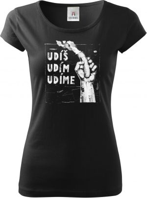 Udíš, udím, udíme, bílý tisk