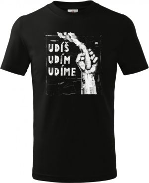 Udíš, udím, udíme, bílý tisk