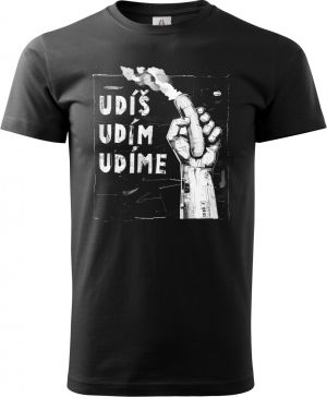 Udíš, udím, udíme, bílý tisk