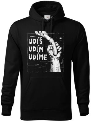 Udíš, udím, udíme, bílý tisk