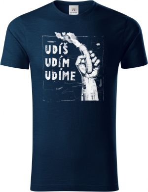 Udíš, udím, udíme, bílý tisk