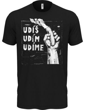 Udíš, udím, udíme, bílý tisk