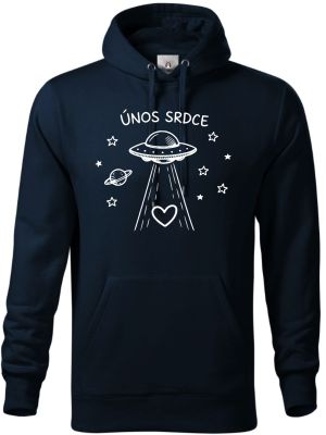 Únos srdce, bílý potisk