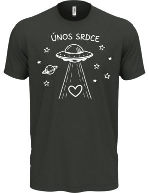 Únos srdce, bílý potisk