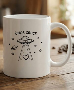 Únos srdce, černý potisk