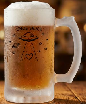 Únos srdce, černý potisk