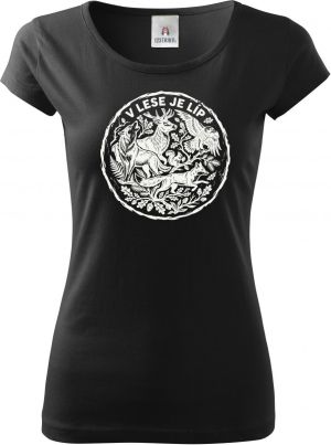 V lese je líp, bílý potisk