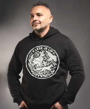 V lese je líp, bílý potisk