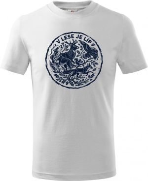 V lese je líp, černý tisk