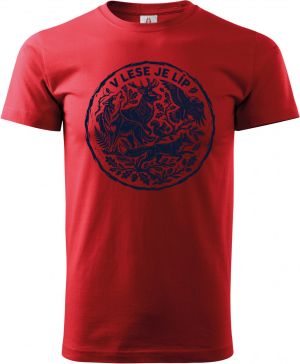 V lese je líp, černý tisk