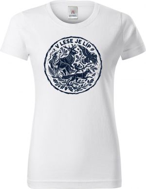 V lese je líp, černý tisk