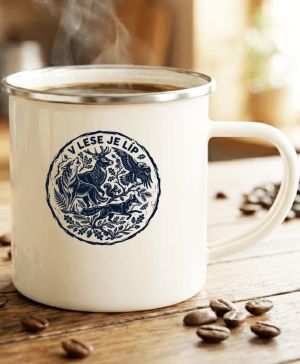 V lese je líp, černý tisk