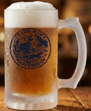 V lese je líp, černý tisk