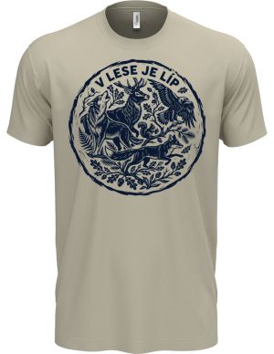 V lese je líp, černý tisk