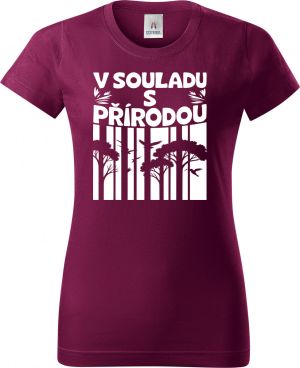 V souladu s přírodou, bílý potisk