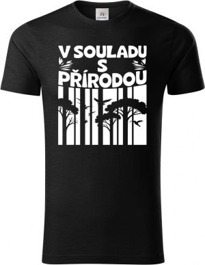 V souladu s přírodou, bílý potisk