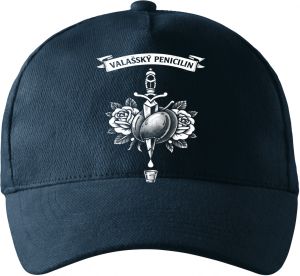 Valašský penicilin, bílý potisk