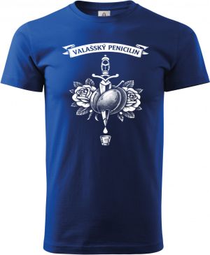 Valašský penicilin, bílý potisk