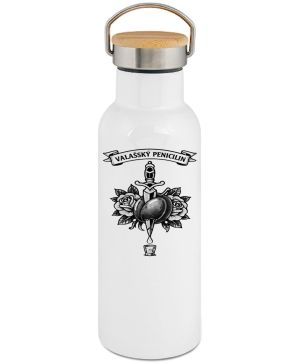 Valašský penicilin, černý potisk