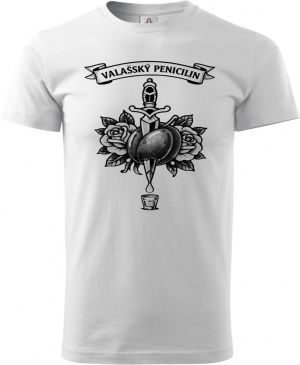 Valašský penicilin, černý potisk